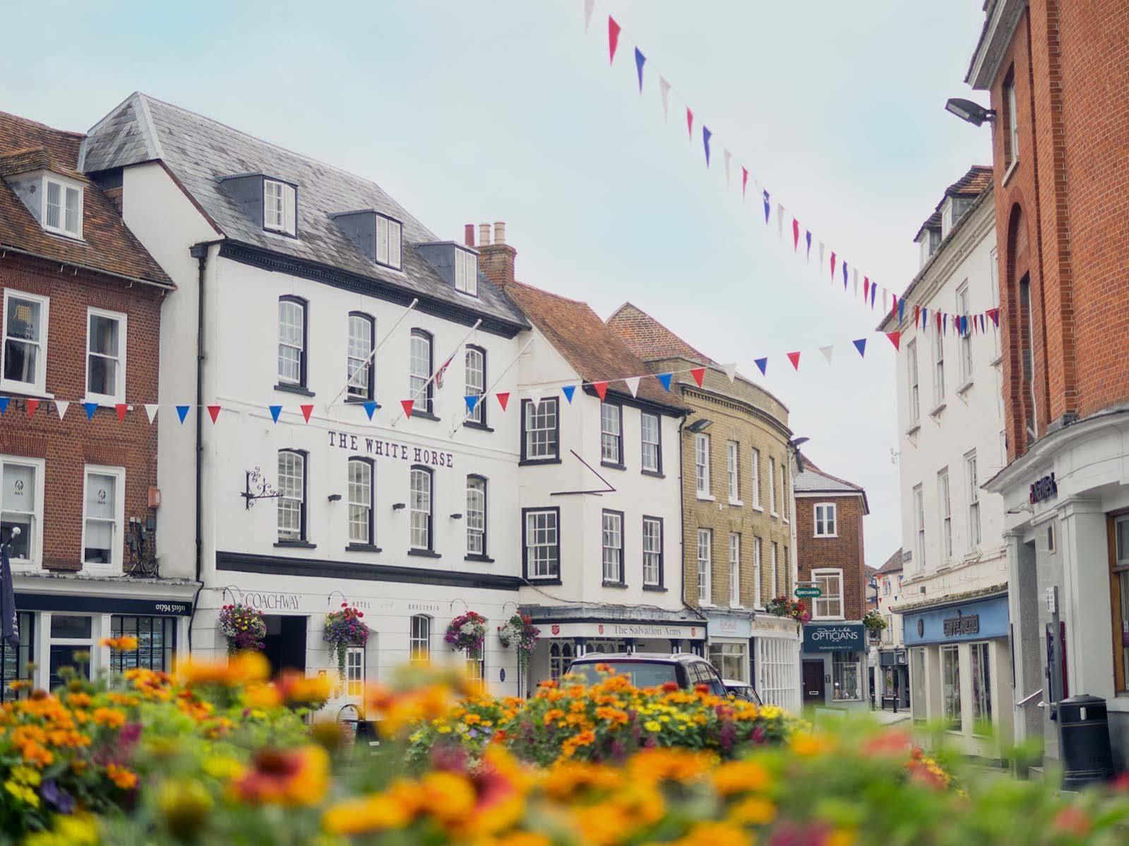 The White Horse Hotel, Romsey, Hampshire Esterno foto